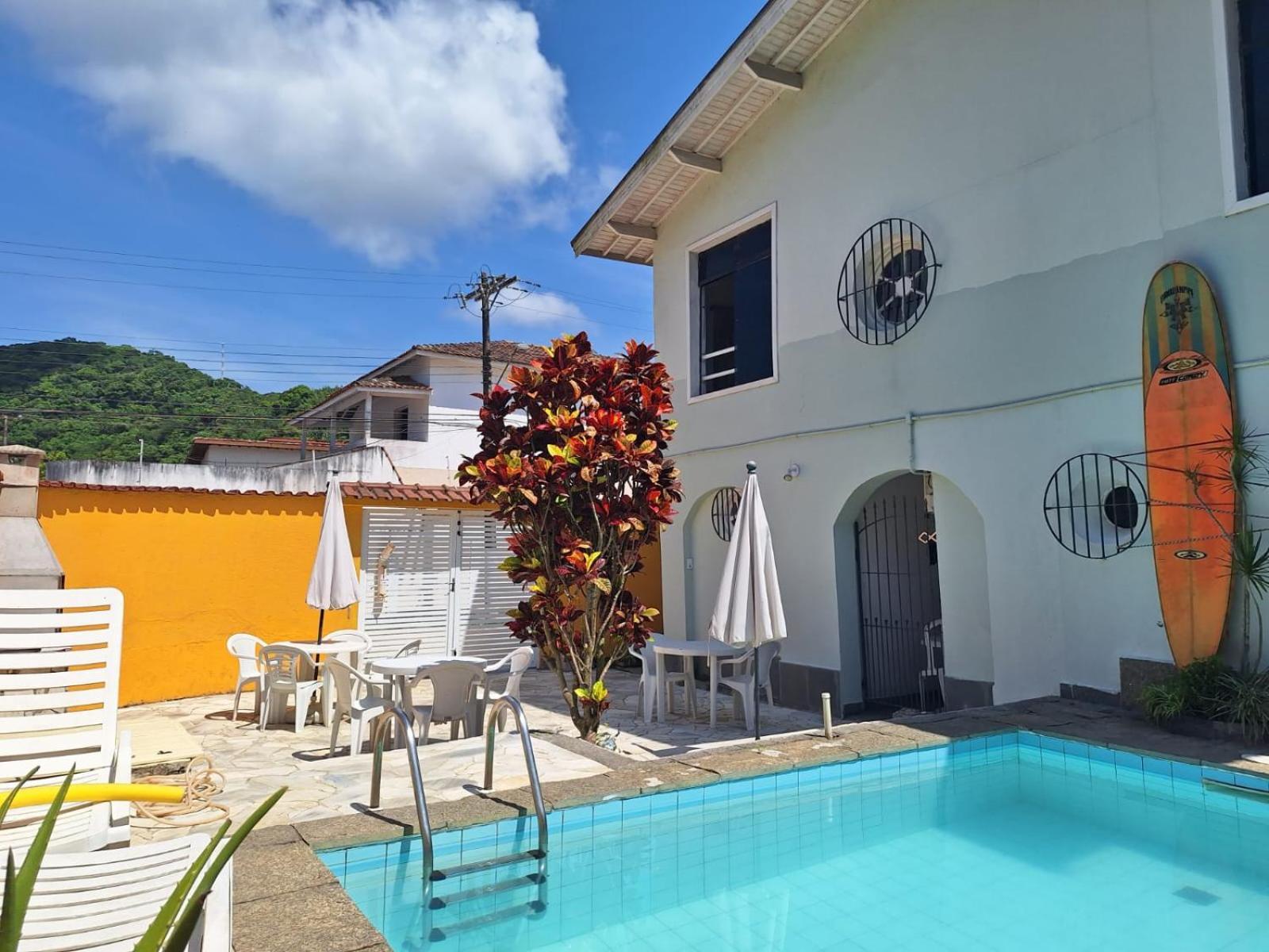 Pousada Casa Da Praia Guarujá Eksteriør bilde